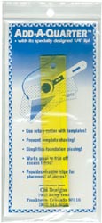 CM Designs Ruler 6" Add-A-Quarter (Yellow)