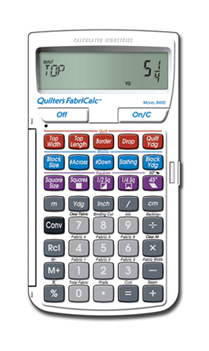 Calculated Industries Quilter's FabriCalc-Quilt Design & Fabric Calculator
