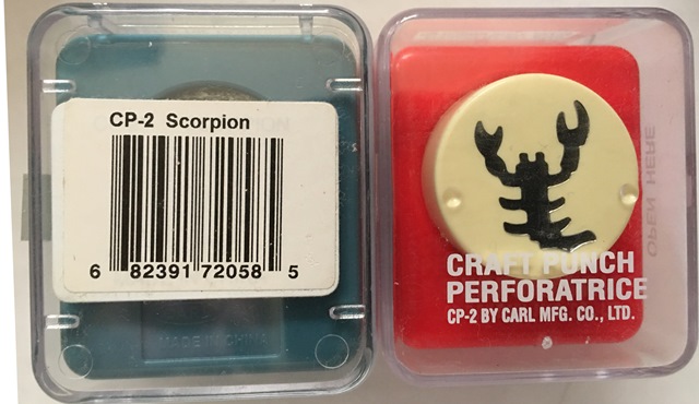 Carla Craft Medium Punch - Scorpion