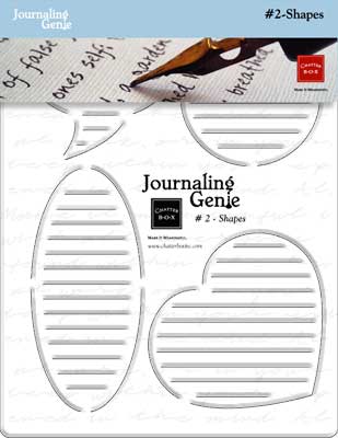 Chatterbox - The Journaling Genie Journaling Template - Shapes #2