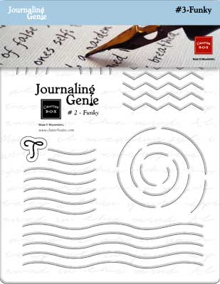 Chatterbox - The Journaling Genie Journaling Template - Funky #3