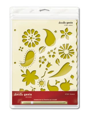 Chatterbox - Doodle Genies Template 8-1/2"X11" - Botanical