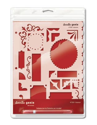 Chatterbox - Doodle Genies Template 8-1/2"X11" - Decorative