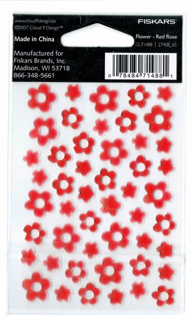 Cloud 9 Rain Dots - Flowers - Red Rose