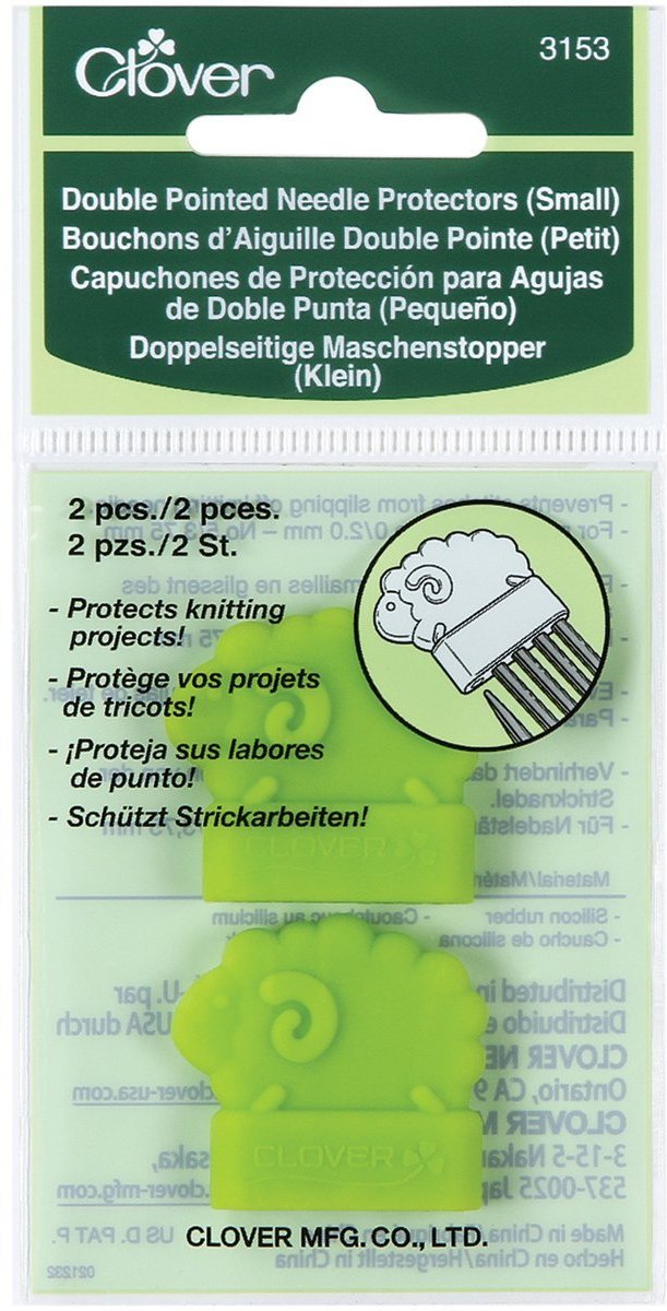 Clover Sheep Design Double Needle Point Protectors - Small