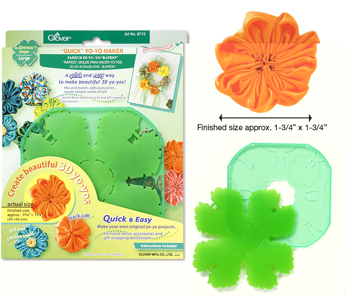 Clover Quick Yo Yo Maker Shamrock Large 1.75"x 1.75"