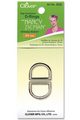 Clover Bag Accessory - D-Ring 3/4" Glossy Nickel with Nancy Zieman