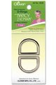 Clover Bag Accessory - D-Ring 1" Glossy Nickel with Nancy Zieman