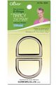 Clover Bag Accessory - D-Ring 1 1/4" Glossy Nickel with Nancy Zieman