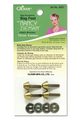 Clover Bag Accessory - Bag Feet 1/2" Satin Bronze with Nancy Zieman