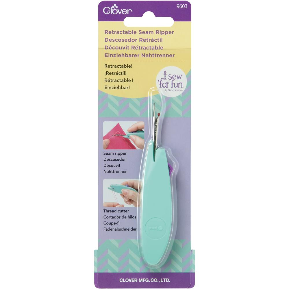 Clover I Sew For Fun Retractable Seam Ripper