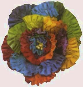 Clover Chenille Flower Brooch Kit