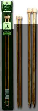 Clover Bamboo Needle Single Point 13"