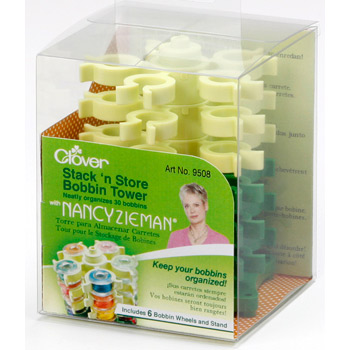 Clover Stack 'n Store Bobbin Towers by Nancy Zieman