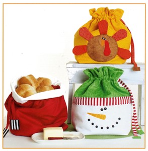 Cotton Ginnys Pattern - Bread Bags for the Holidays