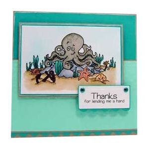 OUR CRAFT LOUNGE Crafty Cling Rubber Stamp Sets - Oceans of Fun