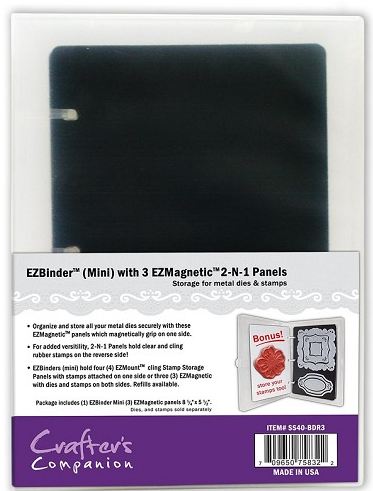 EZMagnetic 2-N-1 Starter Set (Mini Size) - Includes 1 EZBinder & 3 Storage Panels