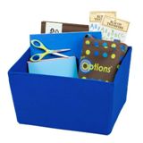 Creative Options Crafter's Bin, Large French Blue