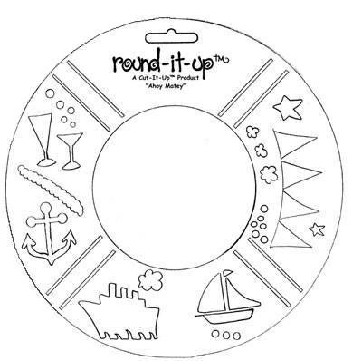 Cut it Up's Round-it-up Template - Ahoy Matey