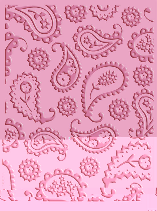 Cuttlebug Emboss A2 Perfectly Paisley