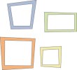 Cuttlebug Die - 2x2 Trapezoid Frames