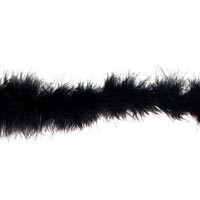 Darice Feather Boa 2 Yard Black