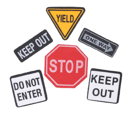 Darice Foam Stickers - Traffic Signs 42 pc