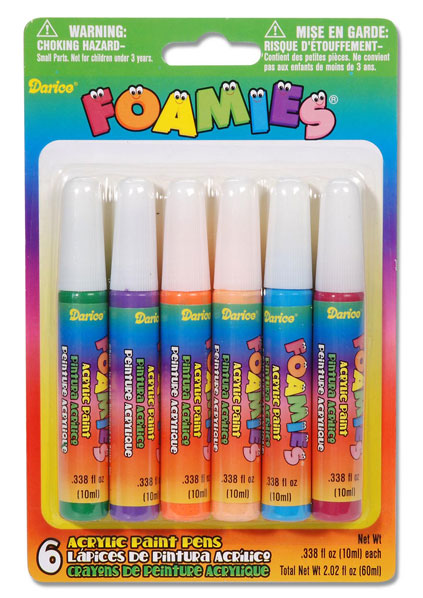 Darice Foamies Acrylic Paint Markers - Brights