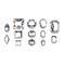 Darice Craft Designer Sew on Rhinestones Assorted Clear