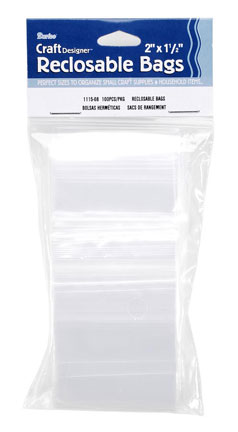 Darice Recloseable Poly Bags - 1" x 1.5"
