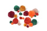 Darice Big Value Assorted Pom Poms - Fall