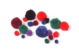 Darice Big Value Assorted Pom Poms - Jewel