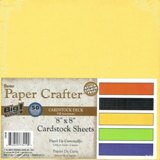 Darice  8" x 8" Cardstock Deck - Fall Assortment - 50 Sheets