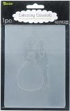 Darice 4.25" X 5.75" Embossing Folder - Bride/Groom