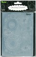 Darice 5" X 7" Embossing Folder - Flower Frenzy Background