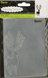 Darice 4.25" X 5.75" Embossing Folder - Reindeer Corner