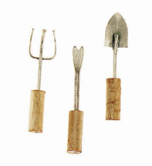 Darice Timeless Minis - 1.75" Mini Garden Tools