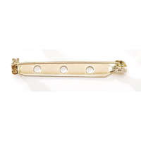 1.5" Pins, 144, Gold Color, Safety Catch