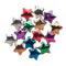 Darice Pony Beads Metallic Stars, 12mm Assorted Colors, 100 Pieces