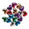 Darice Pony Beads Metallic Hearts, Assorted Colors - 6 x 9mm - 100 pieces