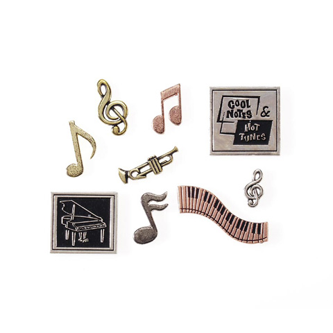 Darice Charming Embellishments - Music