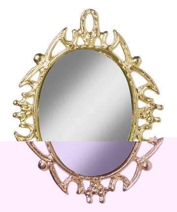 Darice Timeless Minis - Framed Oval Mirror 1 7/8"