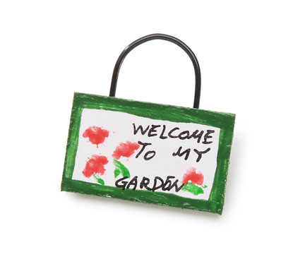 Darice Timeless Minis - Welcome to my Garden Sign