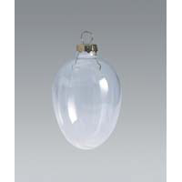 Darice Heavy Duty Glass Ornaments - 50mm Egg 10/box