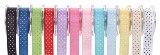 Darice Grosgrain Ribbon Assortment 12 Spools 5/8" x 4' Crossgrain Dot