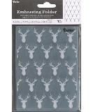 Darice 4.25" X 5.75" Embossing Folder - Deer Head