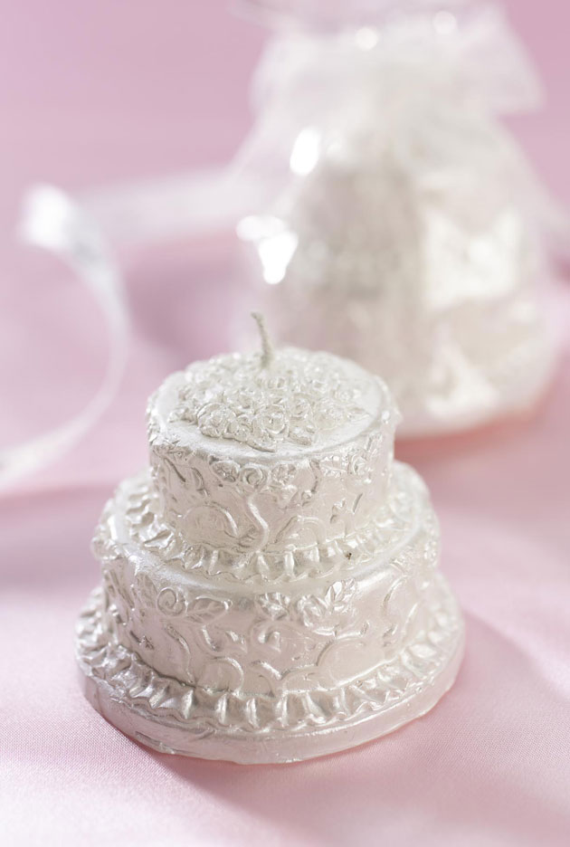 Wedding Favors - Wedding Cake Candle