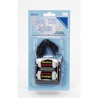 Darice 20-lite Battery Rice Lights, green wire, Clear Bulbs