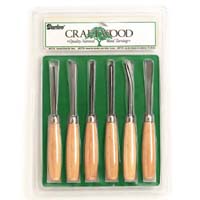 Darice Craftwood 6 Pc Carving Chisel Set