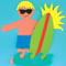 Darice Foamies Kit - Surfer Boy